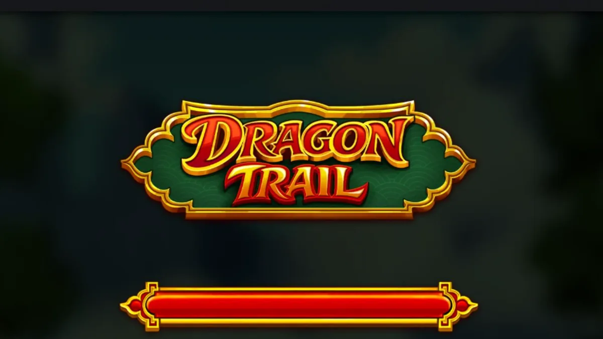 Tampilan visual slot Dragon Trail dengan tema naga dan pagoda emas